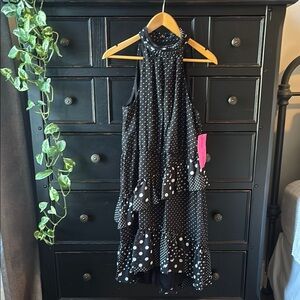 Betsey Johnson | Dresses | Nwt Betsey Johnson Size 4 Womens Halter Tiered Ruffle Polka Dot Dress | Poshmark Betsey Johnson | Dresses | Nwt Betsey Johnson Size 4 Womens Halter Tiered Ruffle Polka Dot Dress | Poshmark